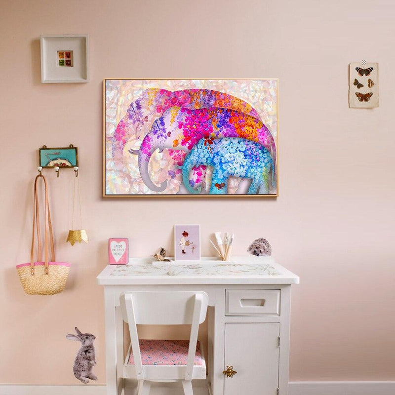 Canvas - Colorful Elephant