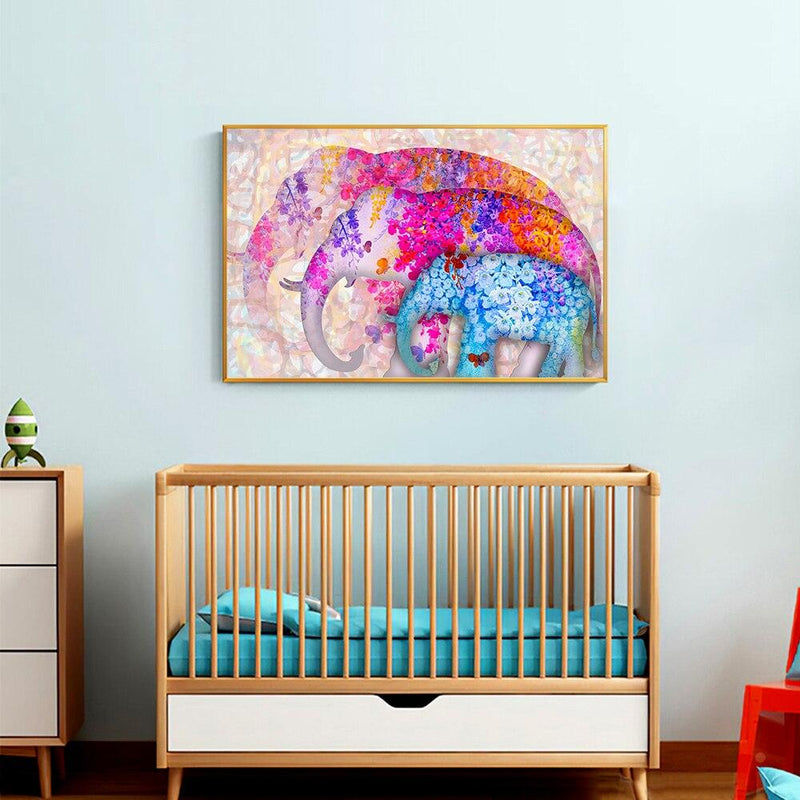 Canvas - Colorful Elephant