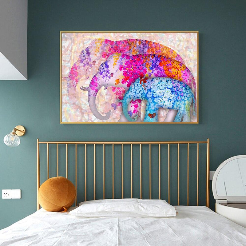 Canvas - Colorful Elephant