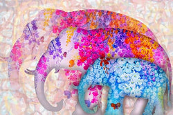 Canvas - Colorful Elephant