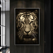 Load image into Gallery viewer, Canvas - Tiger Sepia
