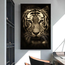 Load image into Gallery viewer, Canvas - Tiger Sepia
