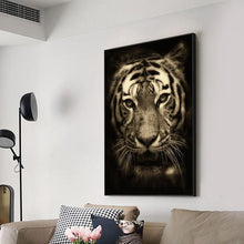 Load image into Gallery viewer, Canvas - Tiger Sepia
