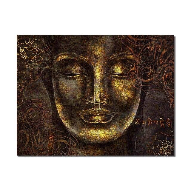 Canvas - Black Face Buddha