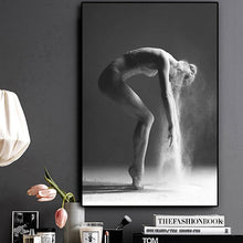 Load image into Gallery viewer, Canvas - Black &amp; White Ballet
