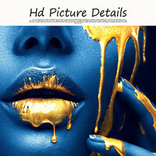 Load image into Gallery viewer, Canvas - Blue &amp; Gold

