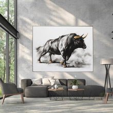 Load image into Gallery viewer, Canvas - Spanish Black Bull
