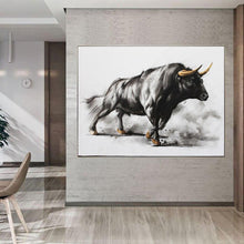Load image into Gallery viewer, Canvas - Spanish Black Bull
