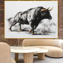 Load image into Gallery viewer, Canvas - Spanish Black Bull
