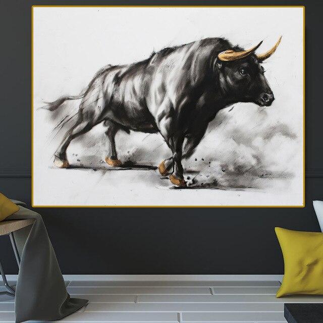 Canvas - Spanish Black Bull