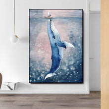 Load image into Gallery viewer, Canvas - Whale Kiss
