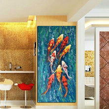 Load image into Gallery viewer, Canvas - Nine Koi Fish
