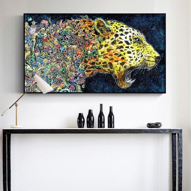 Canvas - Graphic Leopard