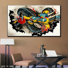 Load image into Gallery viewer, Canvas - Dragon Graffiti
