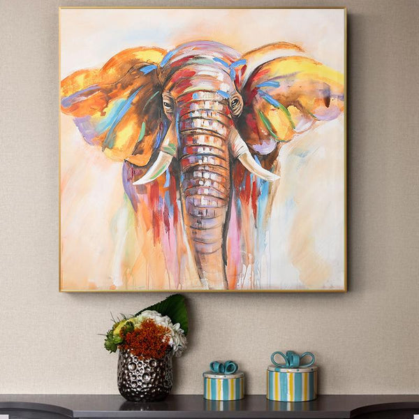 Canvas - Elephant Colors