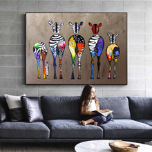 Load image into Gallery viewer, Canvas - Zebra Butt

