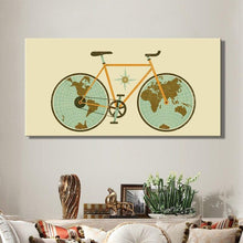 Load image into Gallery viewer, Canvas - Bike the World
