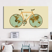 Load image into Gallery viewer, Canvas - Bike the World
