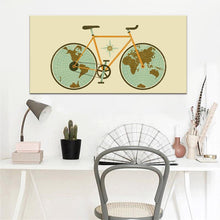Load image into Gallery viewer, Canvas - Bike the World
