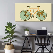 Load image into Gallery viewer, Canvas - Bike the World
