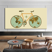 Load image into Gallery viewer, Canvas - Bike the World
