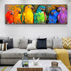 Canvas - Color Birds